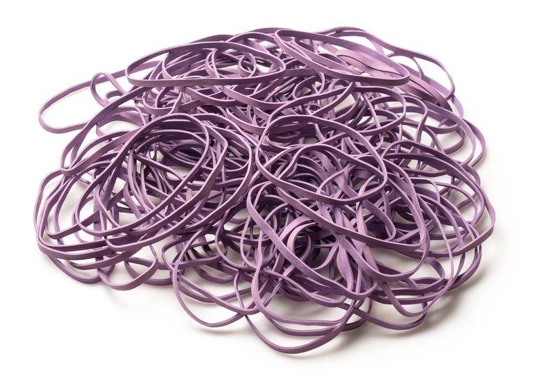 PlasticMill Lavender Rubber Bands Size 33 (3 1/2" x 1/8") - #33 Colored Rubber Bands Office Supplies - Strong, Elastic Bands for Crafts, Balloon Garland, Cash, File Folders (100-Pack) - Image 5